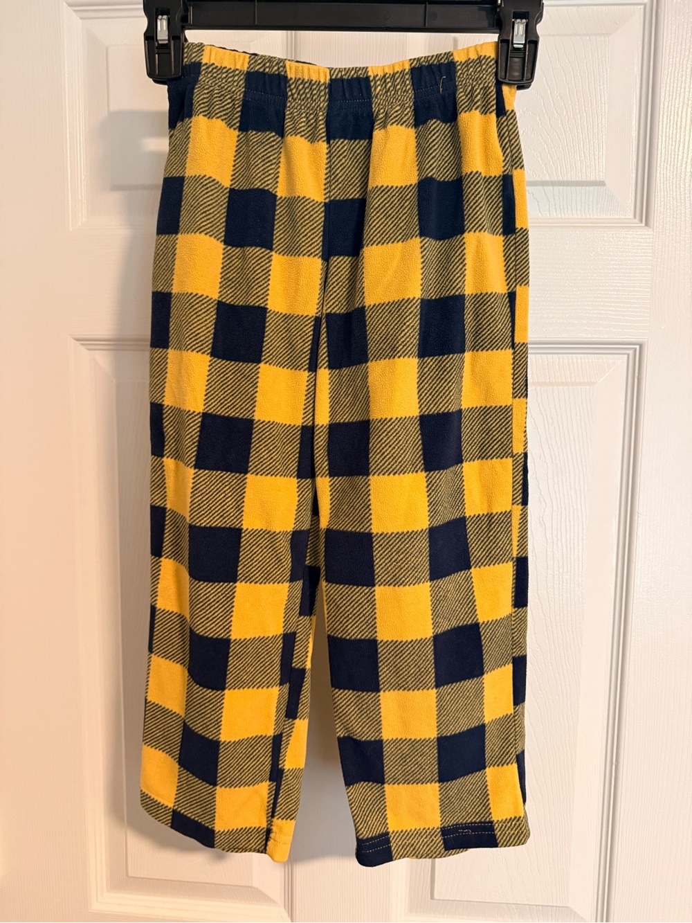 Carter's Yellow & Navy Plaid Lounge Pants
